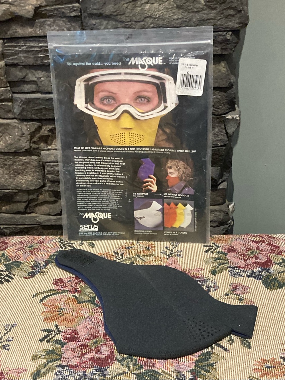 The Masque Neoprene Face Mask - Black